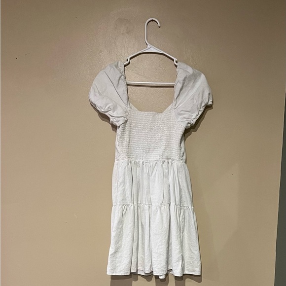 House of Harlow 1960 Women's Off White Mini A Line Dress XS Linen Blend - Picture 4 of 7